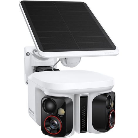Caméra extérieure double Baseus Security X1 Pro 3K - Blanche (1/3)