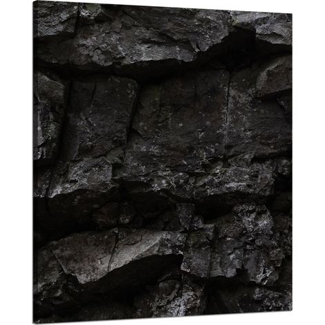Lienzo impreso Naturaleza Rocas negras 80x100 cm