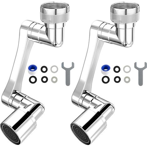 Rallonge de robinet pivotante, rallonge d'évier pivotante robuste, bras pivotant multi-usages universel, (1/5)