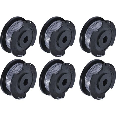 6-teilige F016800569 Trimmerspule und -draht, kompatibel mit Bosch EasyGrassCut, Ersatzteil
