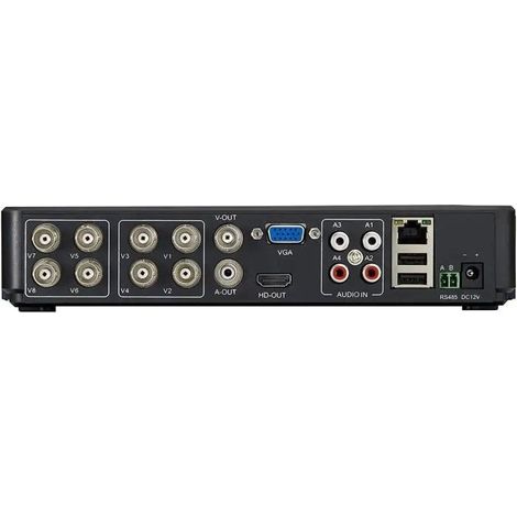 Level DSK-8001 Kit vidéosurveillance noir haute définition