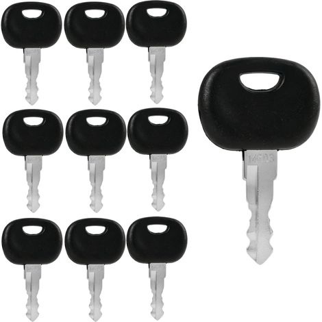 10 PCS Clé 14603 pour Machines de Construction, Tracteurs et Équipements Divers, Remplacement Pratique, Universelle pour Clé de Chariot Élévateur et Engins de Chantier (1/5)