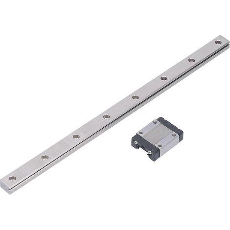Rail de guidage linéaire MGN15C en acier à roulement pour imprimantes 3D et machines CNC, 300 mm