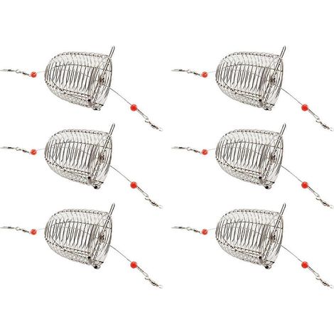 Plateau d'alimentation pour crevettes, gamelle pour crevettes, récipient métallique, cage à appâts (1/5)