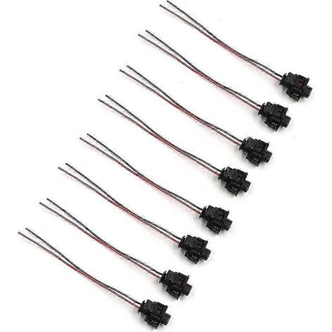 Connecteur d'injecteur de carburant PT2183 88988963 compatible avec Chevy GMC LLY LBZ LLM 6.6L (lot de 8), bonne qualité WHBYV (1/4)