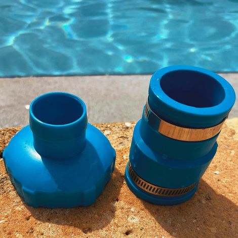 Pool-Staubsaugerschlauch-Skimmer-Adapter-Anschlussset für INTEX Bestway Aufstellpools (1/5)