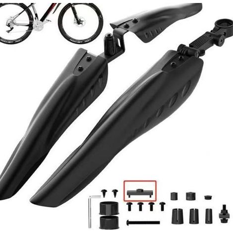 Guardabarros para bicicleta de montaña, juego de guardabarros para bicicletas de 24 a 29 pulgadas, se puede montar de forma rápida y sencilla (1/5)