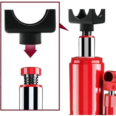 Adaptateurs d'essieux robustes, selles de levage en acier pour crics bouteille de 2 et 3 pouces (1/4)