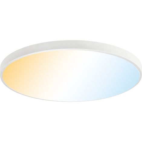 Plafonnier HAZEL 24W 1680lm 3CCT IP20 rond blanc HOROZ (1/5)