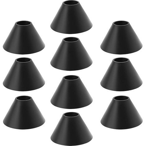 M8 Boulon Toilette Rondelles Caoutchouc Siège Toilette Charnière Raccord 25mmx10mmx14mm vis Réservoir Toilette Rondelles Coniques Noir (1/5)