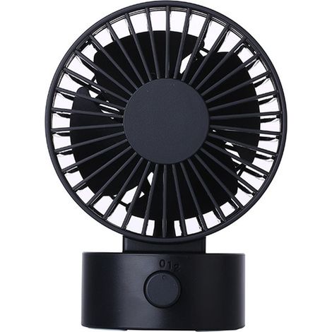 USB-Ventilator – 2 Geschwindigkeitsstufen + Leiser Modus – 30° Neigungswinkel verstellbar – Abnehmbares Schutzgitter – Rutschfester Standfuß – Für Büro und Innenräume – 1 Stück (1/5)