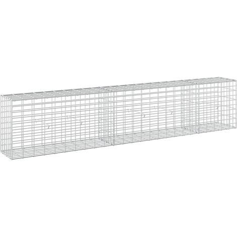 Gabion avec Fil de 5 mm et Maille de 5x10 cm 250x30x50 cm vidaXL (1/5)