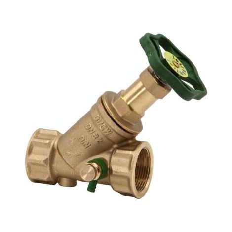 Schlösser Schrägsitzventil 1 1/4" DN32 Innengewinde mit Entl. Freistromventil nichtst. Spindel DVGW (1/2)
