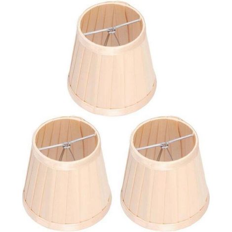 pièces abat-jour en tissu E14 à clipser sur le couvercle de lampe en tissu pour lustre applique murale décoration de bureau (