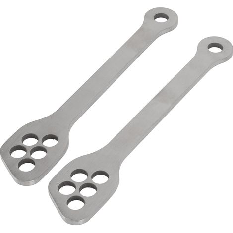 Kit di biellette di abbassamento posteriori in acciaio inox, 1 coppia, accessori di ricambio per moto Z 250 300 750 800 1000. (1/5)