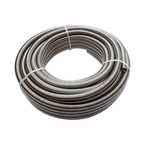 MBM – Tuyau flexible en acier inoxydable 20 m – 1/2" DN12 mm – Système CSST certifié UNI EN 15266:2007 – Pour gaz et eau potable