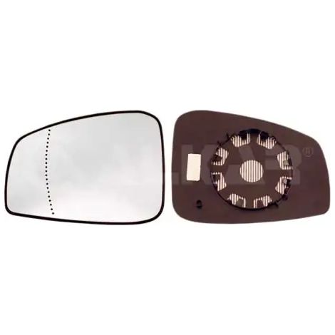 Verre de rétroviseur, rétroviseur extérieur ALKAR 6451231 RENAULT 963660001R