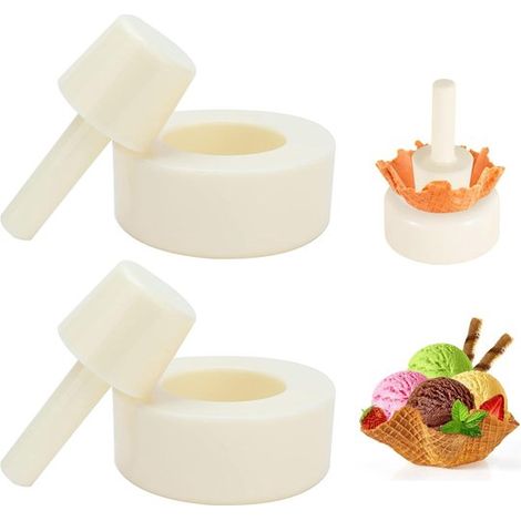 Allecto,Máquina para hacer conos de gofre,Juego de 2 piezas,Perfecta para helados y pasteles,Electrodoméstico de cocina,Ideal para fiestas (1/5)