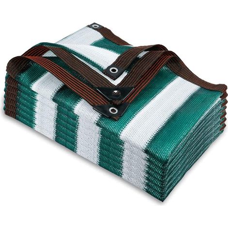 Voile d'ombrage extérieur, filet pare-soleil respirant, protection UV 80-85%, tissu anti-UV pour jardin, idéal pour couvrir fleurs, plantes et pelouse en terrasse. (1/5)
