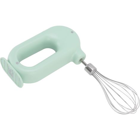 Batteur électrique ovale à double fouet, rechargeable par batterie lithium intégrée, pour crème et œufs, maintien vertical, vert, usage domestique (1/5)