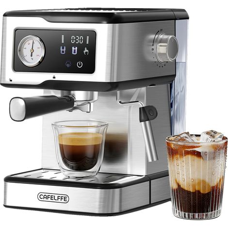 Cafetera espresso con pantalla táctil, presión de 20 bares, MK-901, UE (1/2)