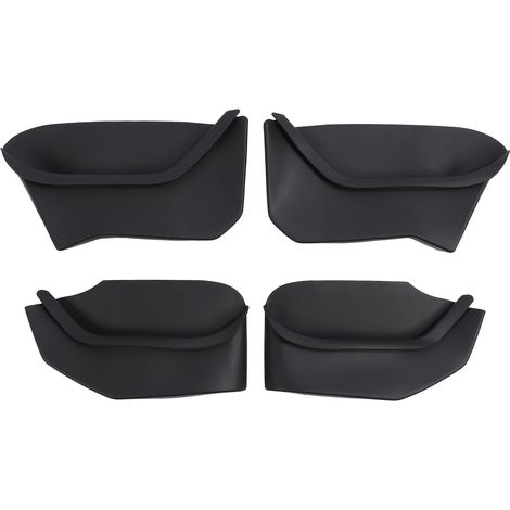 Lot de 4 boîtes de rangement latérales en TPE – Résistant à l'eau et aux rayures – Pour poignées de porte et accoudoirs – Plateau de rangement pour véhicule (1/5)