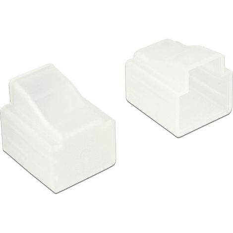 Delock Cubierta antipolvo para RJ11 macho, 10 unidades transparente