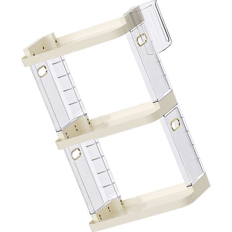 Belle étagère cosmétique à trois niveaux (40 x 22 x 65 cm), facile à monter, idéale pour coiffeuse, salle de bain ou meuble-lavabo. (1/5)