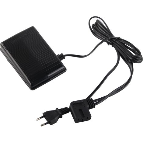 Pédale de commande professionnelle de remplacement avec câble pour machine à coudre, accessoires, fiche UE 220V (1/5)