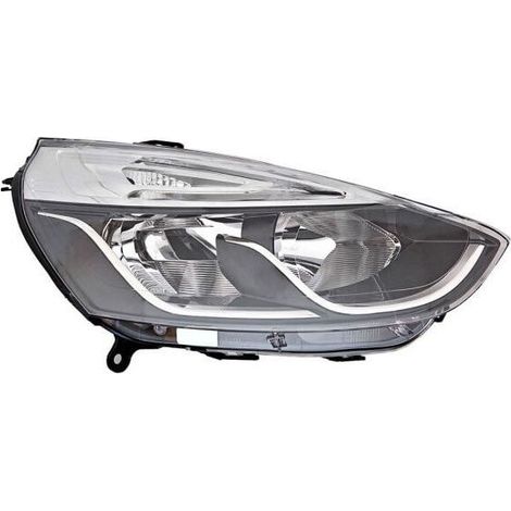Phare avant droit H7/H1 détail triangulaire chromé Renault Clio 4 phase 2 2016-2019