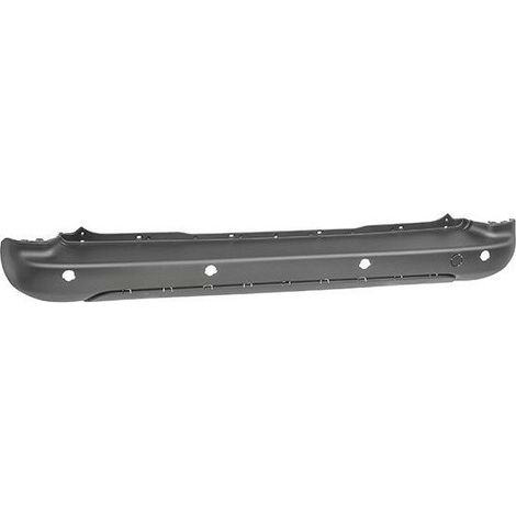 Pare-choc arrière central noir avec emplacement moulure et radars Peugeot Partner 2008-2018