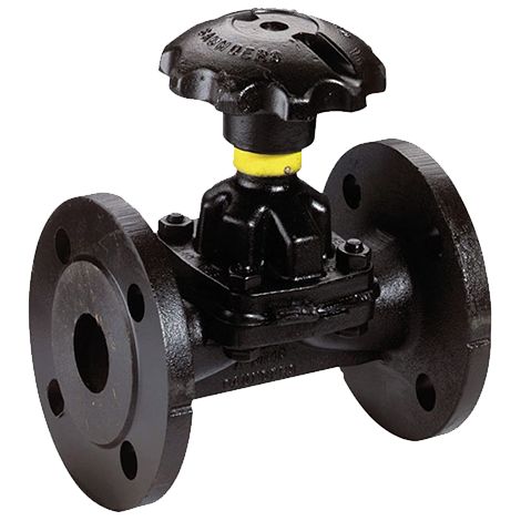 Saunders diaphragm valve PN10 KB 1Ω DN40 RL - Eriks
