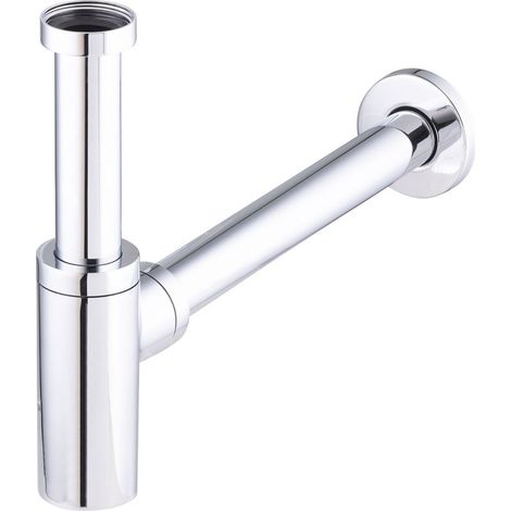 Siphon de lavabo rond laiton 1'1/4 NOYON & THIEBAULT Chromé