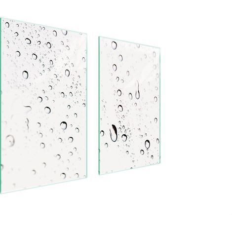 GLASSCHUTZPLATTE FÜR HERD 75x52 DROPS (1/5)