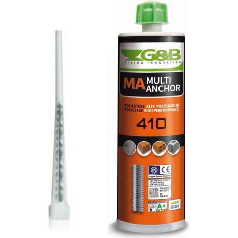 MA 410 multianchor ancorante chimico professionale con beccuccio ml.410 edilizia (1/2)
