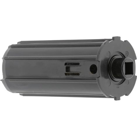 embout de tube de volet roulant octogonal fenêtre sortie plastique, pour tube sortie carré de 10 mm avec nez Ø 18 mm (1/2)