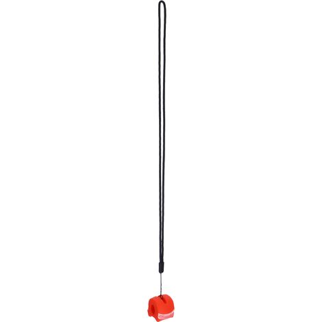 Boule d'exercice JawLine pour muscler visage et cou, réducteur de double menton, avec cordon, rouge, taille S (1/5)