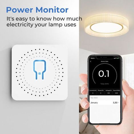 Module de commutateur WiFi intelligent - - - Double contrle - Sans hub WiFi - 16 A (1/4)
