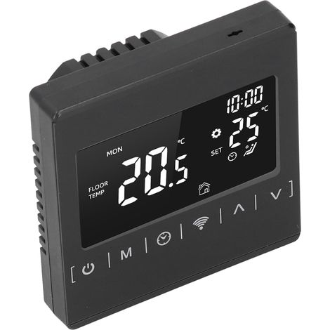 Thermostat Intelligent WiFi pour Chauffage au Sol Électrique, Contrôle Vocal, 85V-265V (1/5)