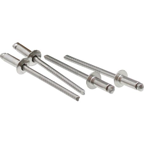 Rivetti ciechi a testa piatta 5x30mm 100 pezzi. (1/2)