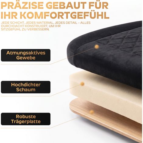 Chaise gaming ergonomique 66x54 cm en PVC noir avec repose-pieds et dossier inclinable - CHICFURN (1/5)