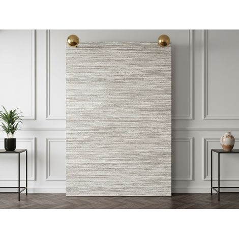 BOBOCHIC - Tapis tissage Gobelin NILO uni 200x290 Beige (1/5)