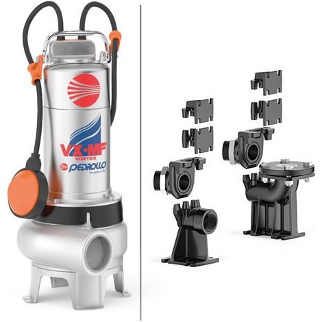 Pedrollo VXm 10/35-MF - Bomba eléctrica para las aguas residuales VÓRTICE de agua de una sola fase