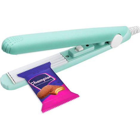 Mini scelleuse thermique pour sacs alimentaires, machine portable de scellage de sacs, film chauffant suspendu à contrôle intelligent pour la conservation des aliments, étanche (vert)