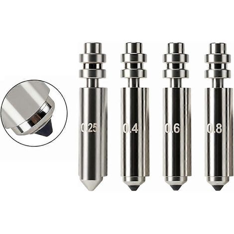 Bimetalldüse für Anycubic Kobra X Hotend-Druckkopfbaugruppe, hochtemperaturbeständiges, verschleißfestes 3D-Druckerzubehör (1/5)