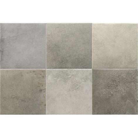 Carrelage extérieur piscine carré gris mate 15x15 cm SPA&POOLS SHADOW MAT (vendu par boite de 0,50m2) (1/3)