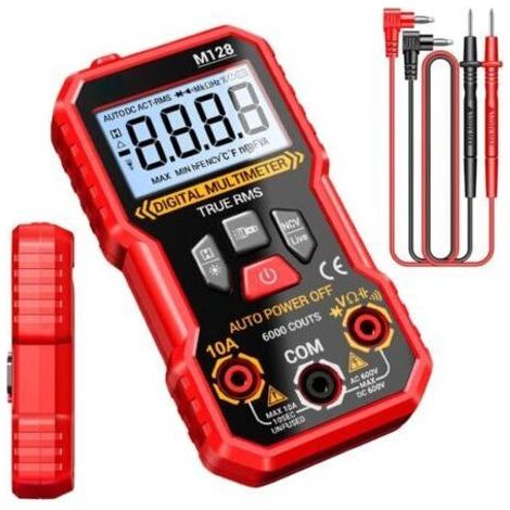 Testeur de continuité, multimètre numérique intelligent, compact et léger, 4,53 x 2,36 pouces, instrument de mesure pour la construction, l'énergie solaire, l'industrie, l'automobile et le diagnostic (1/5)