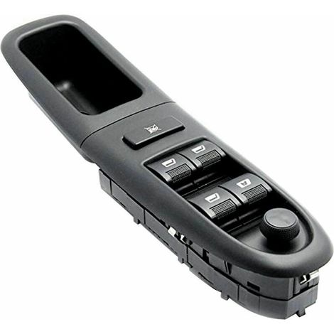 Interrupteur de lève-vitre électrique avant gauche SR, référence 6554CF, compatible avec Peugeot 406 8b (1995-2004) (1/5)
