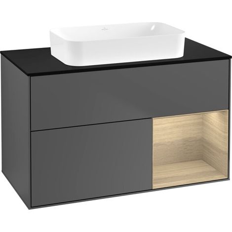 Villeroy & Boch G662PCGK Meuble sous-lavabo Finion G66 (1/2)