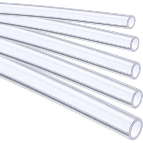 Hochwertiger flexibler Silikonschlauch, 14 mm Innendurchmesser x 18 mm Außendurchmesser, 2 mm Dicke, klares Wasserrohr, 5 Meter, hohe Temperaturbeständigkeit, verformt sich nicht leicht.  FLITI (1/4)